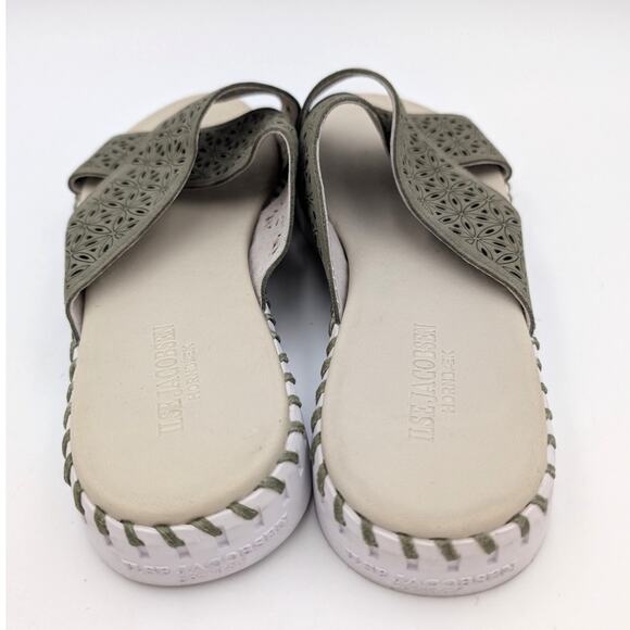 Ilse Jacobsen Tulip Crossband Platform Sandal Women's Army Size US12 EU43 - Picture 4 of 9